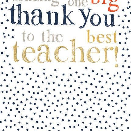 Best Teacher Cards-McMillan Cards-Lot 39 Store & Cafe