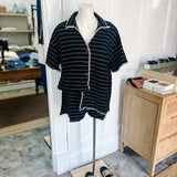 Emmie Stripe Short Set-By Frankie Clothing-Lot 39 Store & Cafe