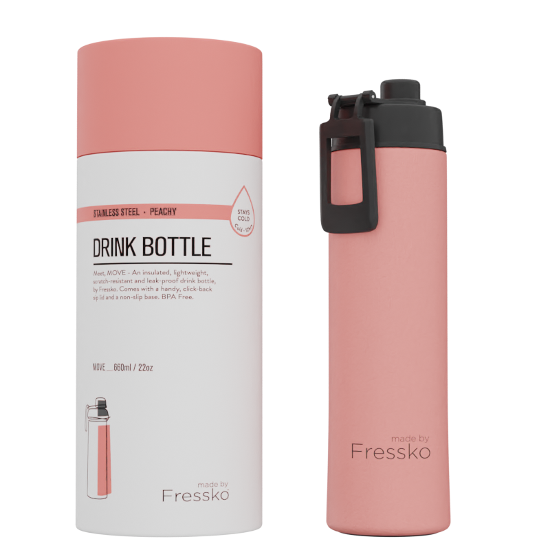 Move Sip Flask - Peachy-made by Fressko-Lot 39 Store & Cafe