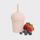 Pink Daisy Smoothie Cup-Chino Club-Lot 39 Store & Cafe