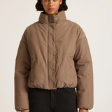 Xander Puffer Jacket - Taupe-Nude Lucy-Lot 39 Store & Cafe