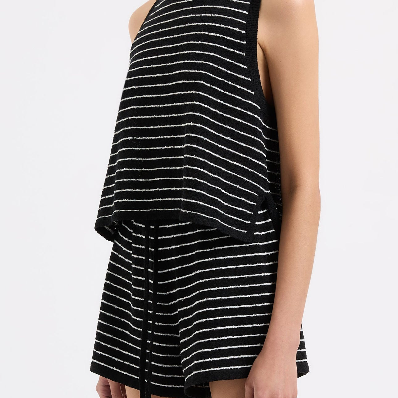 Zosia Stripe Knit Tank-Nude Lucy-Lot 39 Store & Cafe